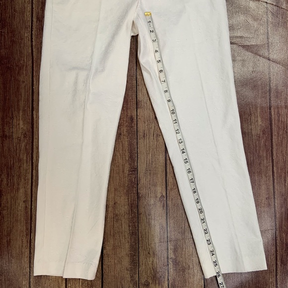 NWT Tommy Hilfiger White Textured Pants - Picture 4 of 7